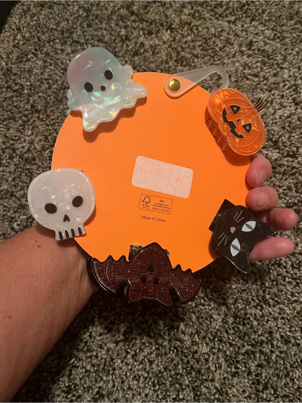 Piper K Halloween hair clips